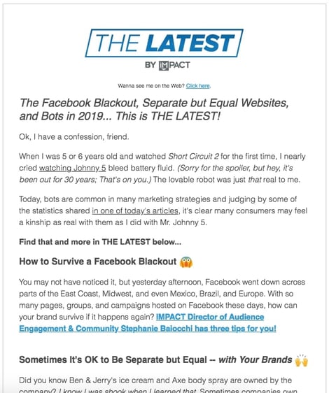 IMPACT Elite Email